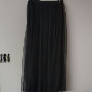Elegant Black Maxi Skirt